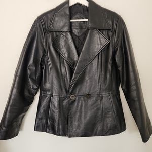 Preston & York Black Leather Jacket